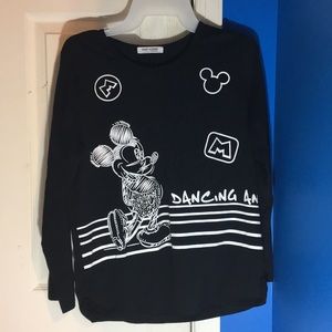 Black Mickey long sleeves